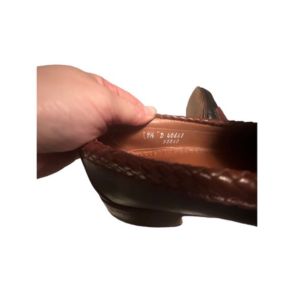 Allen Edmonds Newcastle Size 10B Mens Black Loafer Slip On Shoes Size 9.5 - Picture 7 of 8